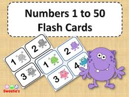 Learn ordinal numbers through these colorful car flashcards. 1 50 Number Flash Cards Numbers
