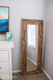 First, wipe off the dust behind the walls and mirrors with a dry rag. Diy Full Length Mirror Full Length Mirror Diy Diy Full Length Mirror Mirror Frame Diy