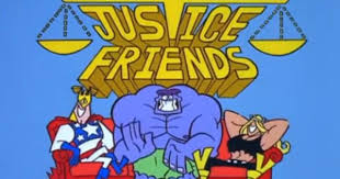 The Justice Friends Major Glory The Infraggable Krunk And Valhallen Old Cartoons Old Cartoon Network Friend Cartoon