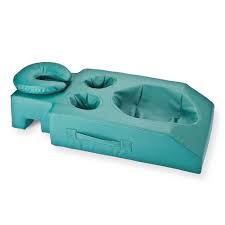 Teal Blue Pregancy Cushion For Massage Table With Face Cradle Headrest Face Cradle Massage Table Headrest