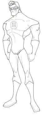 Desenhos para colorir da liga da justiça personagens. Lanterna Verde Para Colorir Ludo Radical