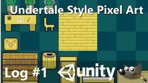 I had to build everything. Undertale Style Pixel Art In Gimp 2d Rpg Unity 5 Game Dev Log 1 Youtube