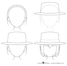 Pin By Alengandro Vega On Sketches Anime Drawings Anime Hats Drawing Hats
