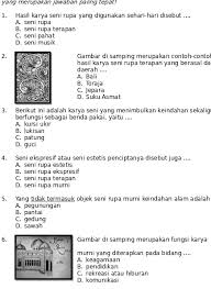 Selain memiliki nilai artistik, lukisan dinding juga dapat memberikan efek yang luar biasa bagi bisnis. Us Sbk 2 Soal Ujian Sekolah Sbk Elas 6 Sd Mi Semester 2 Akhir