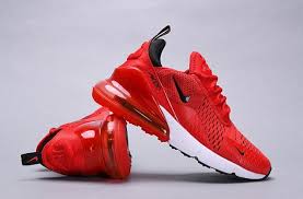 Air Max 270s Black And Red Mens Womens Winter Nike Air Max 270 Sneakers Habanero Red Black White Ah8050 601 Spor Ayakabilar Spor