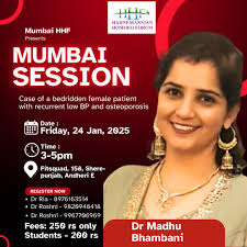 Join us for yet another enriching Mumbai HHF session!* Please fill the  google form below for confirming your registration  https://forms.gle/nCpEHqvrouFq9Txs6 Explore the depth of Homeopathic  healing with *Dr. Madhu Bhambani*, as she