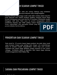 We did not find results for: Atletik Lompat Tinggi