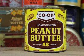 vintage co op 48oz peanut butter tin advertising can peanut butter peanut canning
