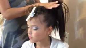 Part 1 Cheer Hair with Extensions Tutorial