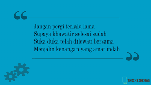 Selaku wakil murid tahun enam, saya mengucapkan ribuan terima kasih kerana diberi peluang untuk berucap dalam majlis ini. 40 Pantun Perpisahan Kerja Sahabat Lucu Guru