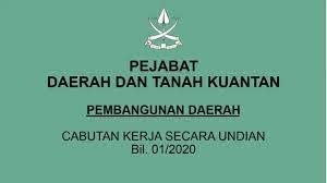 Pejabat ketua pengarah tanah dan galian. Pejabat Daerah Tanah Kuantan Home Facebook
