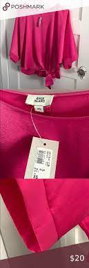 River Island Satin Pink Top Blouse Pink Tops Blouse Pink