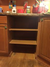 removal of dishwasher and replaced with