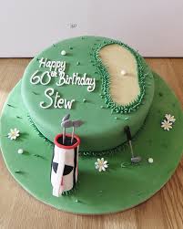 Man with dog and beer. Golf 60th Birthday Cake The Cakery Leamington Spa
