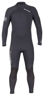 3 2mm Mens Hyperflex Vyrl Back Zip Flatlock Wetsuit Fullsuit