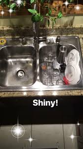 shine your sink before bed
