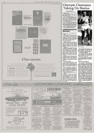 The 1984 olympics in los angeles. Olympic Champion Taking On Boston The New York Times