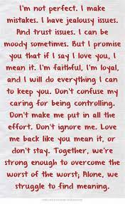 I M Not Perfect Love Messages For Her Inspirational Quotes Relationship Quotes