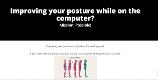 If you find yourself slouching a lot, take steps to work on your posture in all parts of your life. Improving Your Posture While On The Computer Iristech