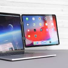 Mount A Second Screen To Your Laptop Mountie Is Perfect For Sidecar Is Optimized For Larger Tablets Now Working On The Go Is In 2020 Tablet Laptop Computers Mountie