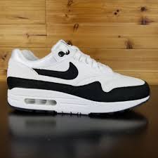 Nike Air Max 1 White Black 319986 109 Running Womens Size 8 Ebay Nike Air Nike Air Max Running Women