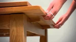 Shop for a round table for the kitchen, a tall pub table for the home bar, a farm table for family dinners or a basic square table for the dining room. Rustic Oak 90cm 155cm Extending Dining Table Youtube