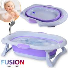 Summer foldaway baby bath at amazon. Baby Bath Tub Collapsible Foldable Portable Washing Babies New Born Kids Toddler Ebay
