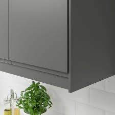 Forbattra Dekorleiste Abgerundet Dunkelgrau Ikea Osterreich In 2020 Ikea Wall Cabinet Kitchen Designs Photos