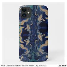 Multi Colour And Shade Painted Phone Cover Zazzle Com Phone Cover Iphone Cover Multi Color