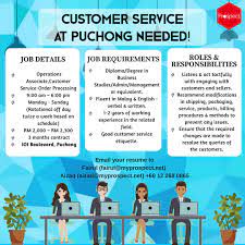 We did not find results for: Prospect Outsourcing On Twitter Good News For You Join The Team As Customer Service Puchong Vacancy Vacancymalaysia Kerjakosong Kerja Job