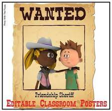 39 Editable Western Class Jobs Pdf Posters Cowboy And Cowgirl Themed Posters Class Jobs Classroom Themes Friendship Poster