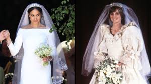 Victoria beckham wore a navy dress from her own label for the occasion. Designer Elizabeth Emanuel Talks Meghan Markle S Wedding Gown