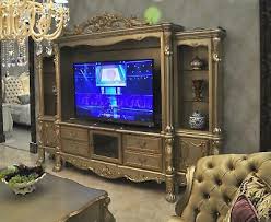 Fotos von großstädten sind modern und somit für den modernen einrichtungsstil wunderbar geeignet. Wohnzimmer Anbau Medien Wand Fernsehwand Fernsehschrank Wohnwand Barock Rokoko Eur 5 199 00 Picclick At