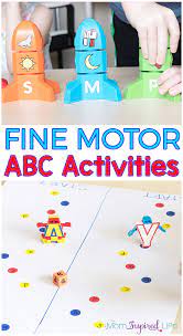These hands on alphabet activities and alphabet worksheets are perfect for fine motor literacy centers or an alphabet center in preschool or . Fine Motor Alphabet Activities For Fun And Learning