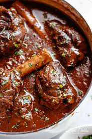 Lamb Shanks Cafedelites Com Lamb Shank Recipe Lamb Recipes Slow Cooked Lamb Shanks