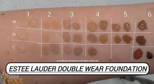 Estee Lauder Double Wear Foundation Review Swatches Of Shades