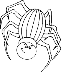 Simpatico Ragno Di Halloween Disegno Da Colorare Ragno Di Halloween Disegni Da Colorare Disegni