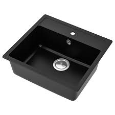 Ikea Hallviken Inbouwspoelbak 1 Bak Zwart Kwartscomposiet Gratis 25 Jaar Garantie Raadpleeg Onze Folder Voor De Garantievoorwaar Wastafel Ikea Spoelbak