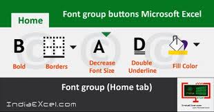 Overview Of Font Group Buttons Excel 2016 Font Group Buttons Tools Microsoft Excel 2016 In Microsoft Excel 2016 T Learning Microsoft Microsoft Excel Microsoft