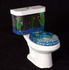 Brooke essick was cleaning her fish bowl and put her fish, dane, in a glass she took him out and put him into a clean fish bowl but he then 'died' the teenager then serenades him before flushing. Fish Bowl Cool Toilets Fish Tank Aquarium Design