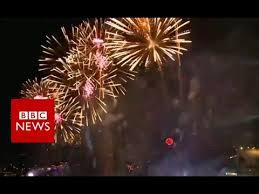 New Year Celebrations Thailand Welcomes In 2019 Bbc News Youtube