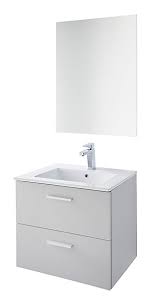 Meuble Sous Vasque A Suspendre Gris Mat Plan Vasque Miroir Splaton Castorama