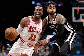 During their game against the chicago bulls on tuesday night, nets guard kyrie irving took a hard elbow from nikola vucevic to the face in the third quarter. How To Net The W Brooklyn Nets Vs Chicago Bulls 1 29 19 Nets Republic