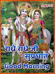 Good Morning Hindi Radha Krishna Wallpaper Lord Krishna Hd Wallpaper Krishna Wallpaper