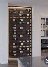 Pin Di Valeria Moreno Su Dining Room Cremagliera Del Vino Su Parete Portabottiglie Da Parete Design Esterno Di Casa