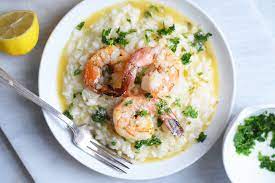 This Creamy Parmesan Shrimp Risotto Is The Definition Of Luxurious Recipe Risotto Recipes Risotto Recipes Easy Mothers Day Dinner