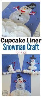 Cupcake Liner Snowman Craft Basteln Weihnachten Advent Und Weihnachten Basteln Basteln Weihnachten Winter