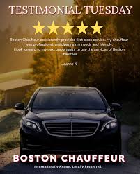 Boston Chauffeur provides luxury chauffeured transportation throughout  Boston, the North Shore, and beyond, offering a refined experience built on  professionalism, reliability, and attention to detail. With a locally owned  fleet of meticulously