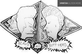 Black Beavis And Butthead Beavis And Butthead Black And White Drawing By Vanessa Webb Art Beavisandbutthead 90s 90scartoons Black And White Drawing Drawings 90s Cartoons