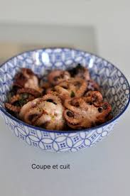 Minis Poulpes Grilles A L Origan Et Au Basilic Coupe Et Cuit Poulpe Grille Recettes De Cuisine Recette